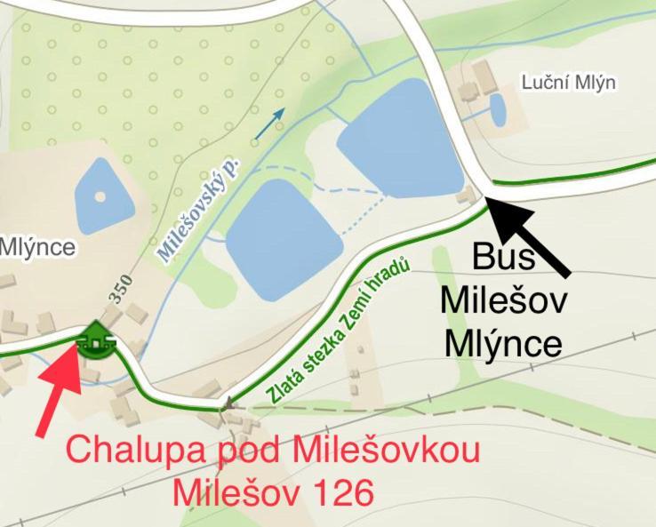 Pokoje V Chalupe Pod Milesovkou Velemin Екстериор снимка